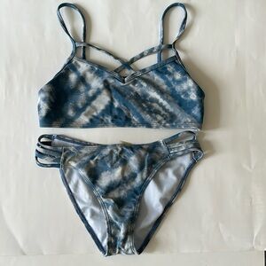 Full Tilt Girls Bikini Set in Blue